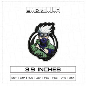 KAKASHI X NARUTO 4 Embroidery Design - machine embroidery design file