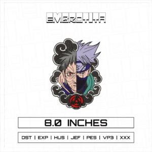 KAKASHI OBI EMB X NARUTO Embroidery Design - machine embroidery design file