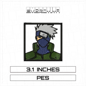 KAKASHI X NARUTO 3 Embroidery Design - machine embroidery design file