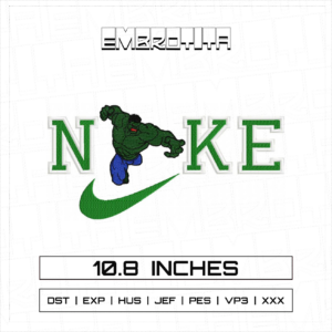 KHALK NIKE Embroidery Design - machine embroidery design file