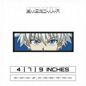 KILLUA EYES X HUNTER X HUNTER Embroidery Design - machine embroidery design file