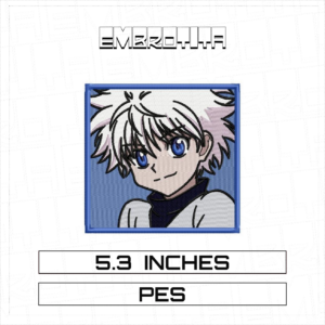 KILLUA X HUNTER X HUNTER 3 Embroidery Design - machine embroidery design file
