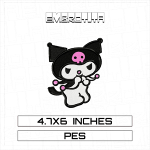 KUROMI3 2 Embroidery Design - machine embroidery design file
