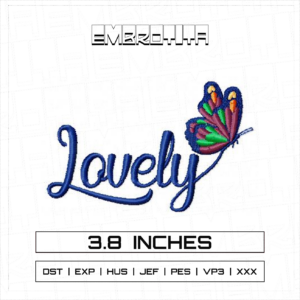 LOVELY Embroidery Design - machine embroidery design file