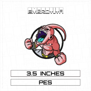 MAJIN BUU 2 Embroidery Design - machine embroidery design file