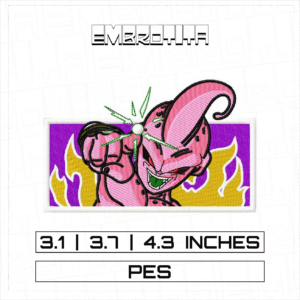 MAJIN BUU FINAL Embroidery Design - machine embroidery design file