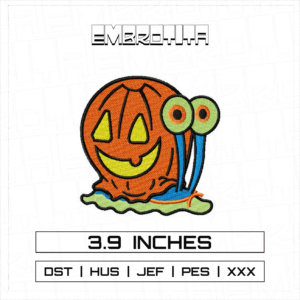 B 4 PUMPKIN Embroidery Design - machine embroidery design file
