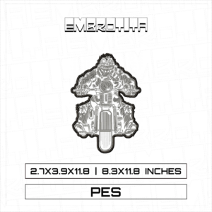 MONOBAIKER Embroidery Design - machine embroidery design file
