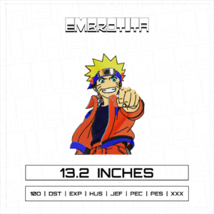NARUTO 8 Embroidery Design - machine embroidery design file
