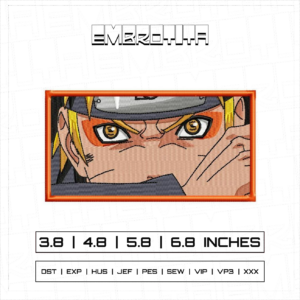NARUTO 3 Embroidery Design - machine embroidery design file