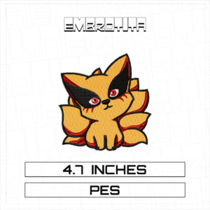 NARUTO WOLF 3 Embroidery Design - machine embroidery design file