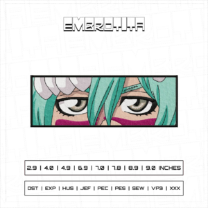 NELLIEL X BLEACH Embroidery Design - machine embroidery design file
