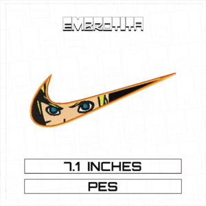 NARUTO NIKE 2 Embroidery Design - machine embroidery design file