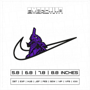 NEON GENESIS EVANGELION Embroidery Design - machine embroidery design file