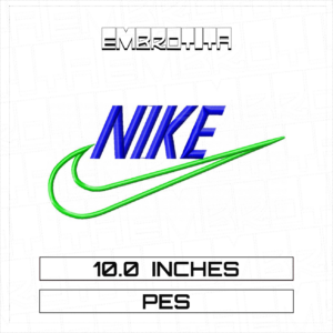 NIKE 6 Embroidery Design - machine embroidery design file