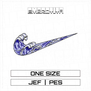 NIKE 3 Embroidery Design - machine embroidery design file