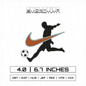 NIKE FUTBOL Embroidery Design - machine embroidery design file
