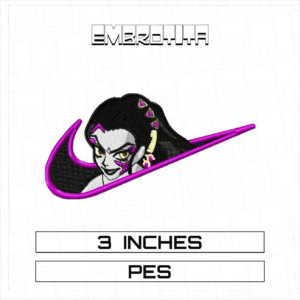 NIKE DAKI 6X Embroidery Design - machine embroidery design file