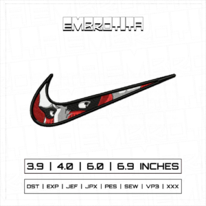 NIKE X COLOSSAL MEDIUM Embroidery Design - machine embroidery design file