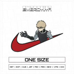 NIKE X GENOS Embroidery Design - machine embroidery design file