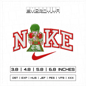 NIKEBOXERIPPO Embroidery Design - machine embroidery design file