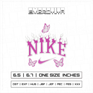 NIKE2 Embroidery Design - machine embroidery design file