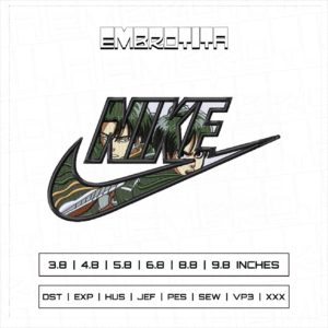 NIKESWOOSH AOT Embroidery Design - machine embroidery design file