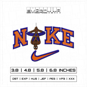 NIKESPIDERMAN X MARVEL Embroidery Design - machine embroidery design file