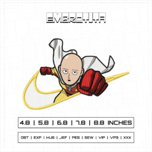 ONE PUNCH MAN 2 Embroidery Design - machine embroidery design file