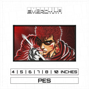BERSERK 9 Embroidery Design - machine embroidery design file