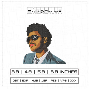PHOTO3003 Embroidery Design - machine embroidery design file