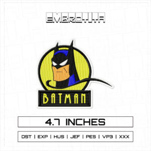 BATMAN X DC 2 Embroidery Design - machine embroidery design file