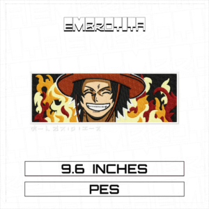 ACE X ONE PIECE 3 Embroidery Design - machine embroidery design file