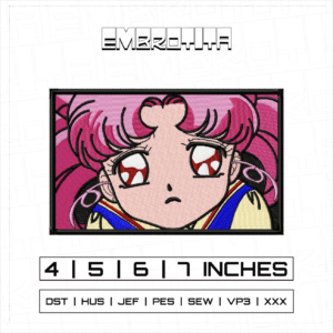SAILOR MOON 4 Embroidery Design - machine embroidery design file