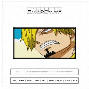 SANJI BOX X ONE PIECE Embroidery Design - machine embroidery design file