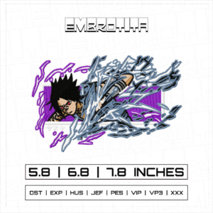 SASUKE X NARUTO 4 Embroidery Design - machine embroidery design file