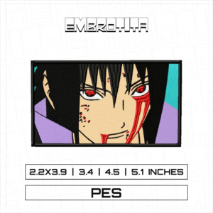 SASUKE MODIFICADO X NARUTO Embroidery Design - machine embroidery design file