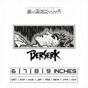 BERSERK MANGAPANEL CH BY SPLITOIDER Embroidery Design - machine embroidery design file