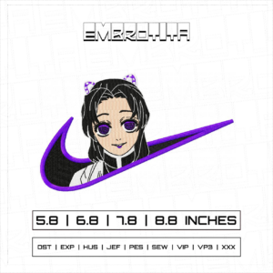 SHINOBU KOCHO Embroidery Design - machine embroidery design file