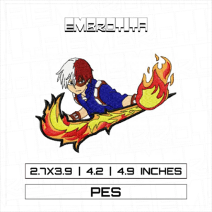 SHOTO TODOROKI 2 Embroidery Design - machine embroidery design file