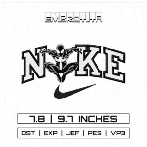 SPIDERMAN NIKE X MARVEL Embroidery Design - machine embroidery design file