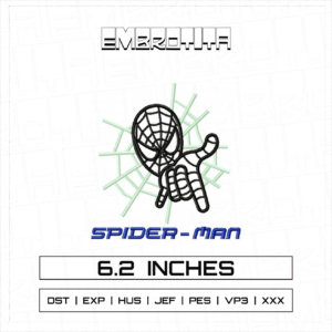 SPIDER 2 Embroidery Design - machine embroidery design file