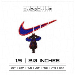 SPIDERMAN NIKE X MARVEL 2 Embroidery Design - machine embroidery design file
