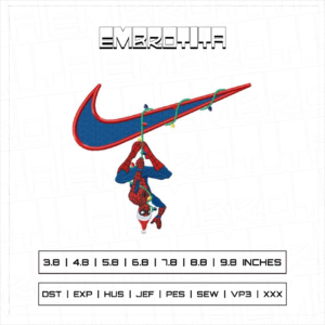 SPIDERMAN XMAS X MARVEL Embroidery Design - machine embroidery design file