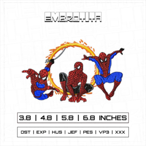 SPIDERMAN X MARVEL 2 Embroidery Design - machine embroidery design file