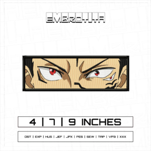 SUKUNA EYES X JUJUTSU KAISEN Embroidery Design - machine embroidery design file