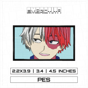 TODOROKI 2 Embroidery Design - machine embroidery design file