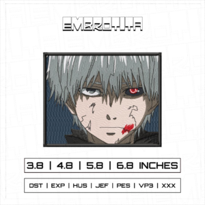 TOKYO GHOUL Embroidery Design - machine embroidery design file