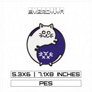 CAT 2 Embroidery Design - machine embroidery design file