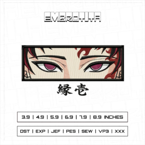 YORIICHI EYES Embroidery Design - machine embroidery design file